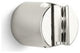 Contemporary Fixed Wall Bracket, Nickel Silver