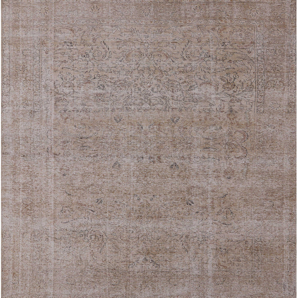 Ahgly Company Indoor Square Mid-Century Modern Area Rugs, 8' Square