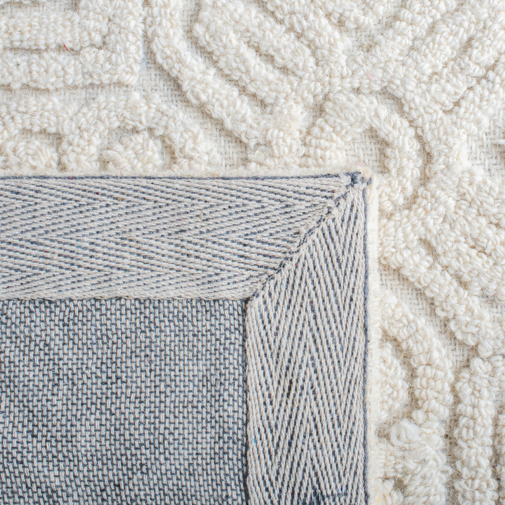 Safavieh Textural Collection TXT101A Rug, Ivory, 9' X 12'