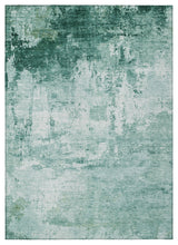 Machine Washable Indoor/Outdoor Chantille ACN1766 Aqua 3' x 5' Rug