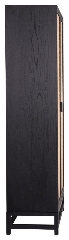 Full side view of the cabinet on white background.