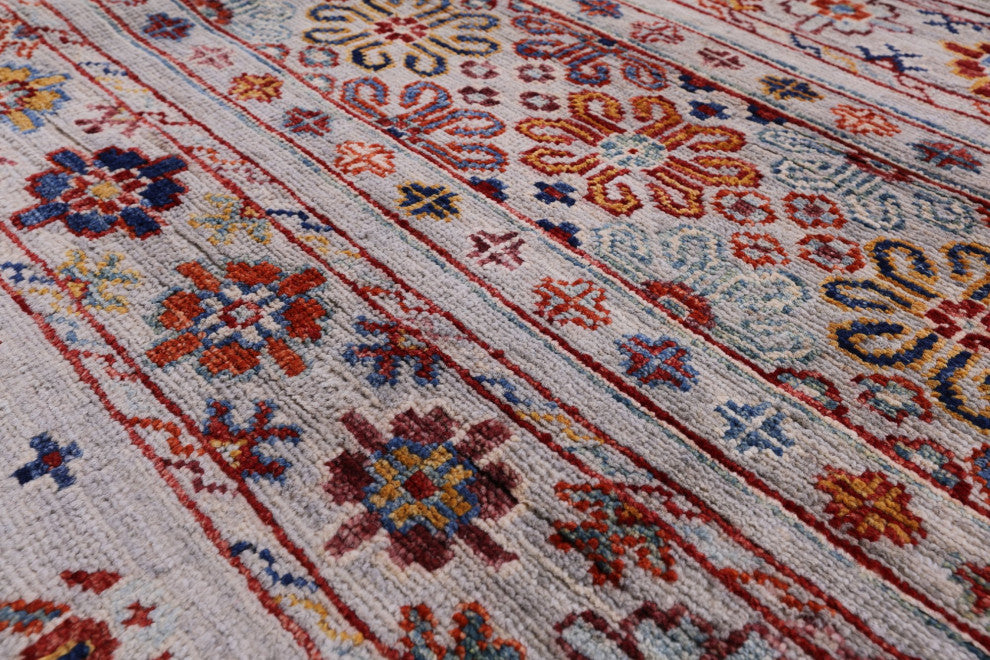 4' 8" X 6' 6" Tribal Persian Gabbeh Hand Knotted Rug Q5671