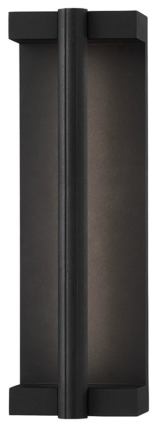 Calla LED Exterior Wall Sconce, Texture Black