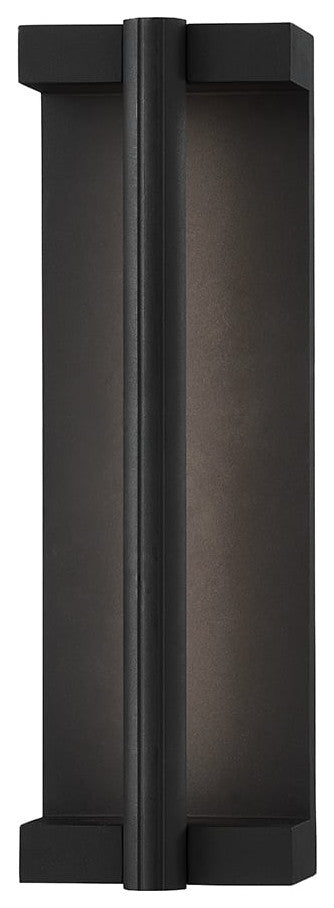 Calla LED Exterior Wall Sconce, Texture Black