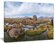 "Bolivia Volcanoes Panoramic View" Landscape Print Wall Art, 20"x12"