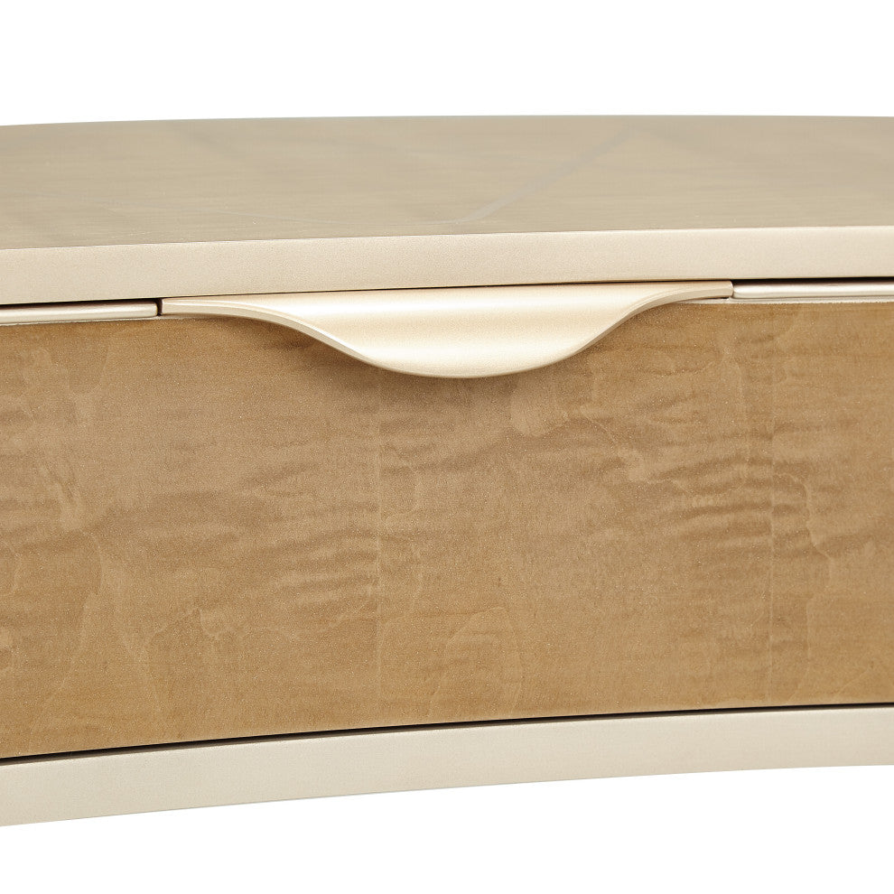 Malibu Crest Wood Vanity with Mirror - Blush