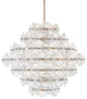 Fredrick Ramond FR30128 Rene 16 Light 30"W Ring Chandelier - Glacial