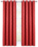 Hilton Blackout Thermal Insulated Curtains, Set of 2, Red, 108"x108"