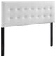 Modway Bedroom Emily King Vinyl Headboard, White