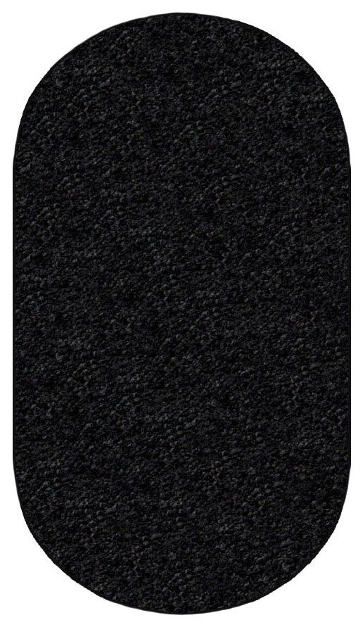 Kids Crazy Carpet Home & School Area Rugs, People Pet Friendly, Tuxedo, Oval 6'x9'