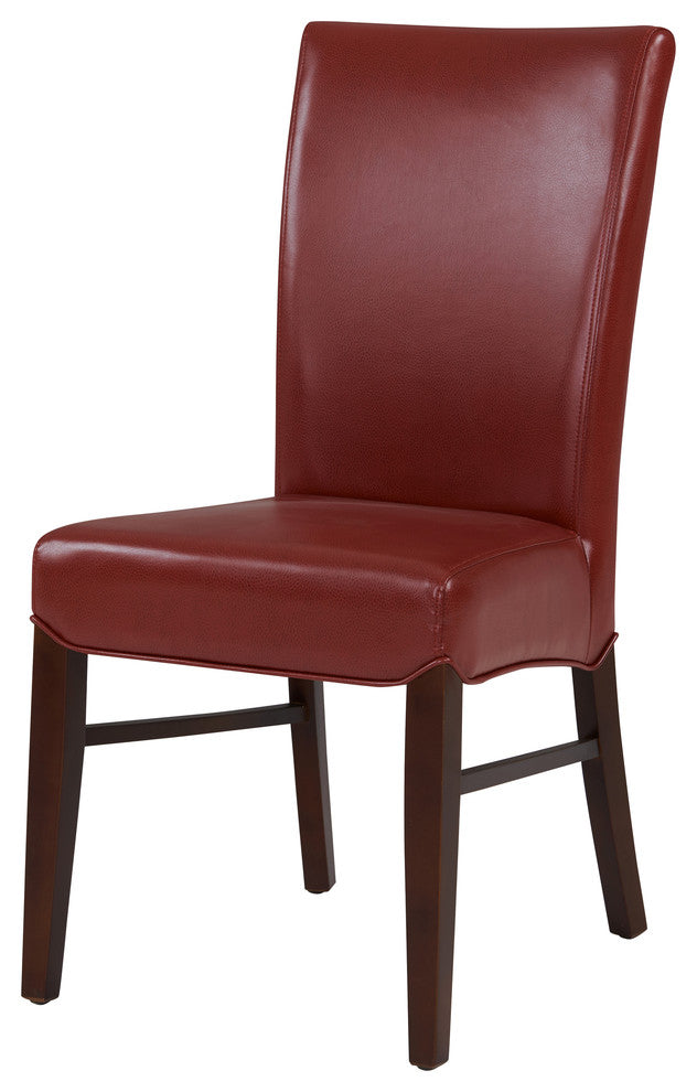 Milton Fabric Dining Side Chair, Pomegranate