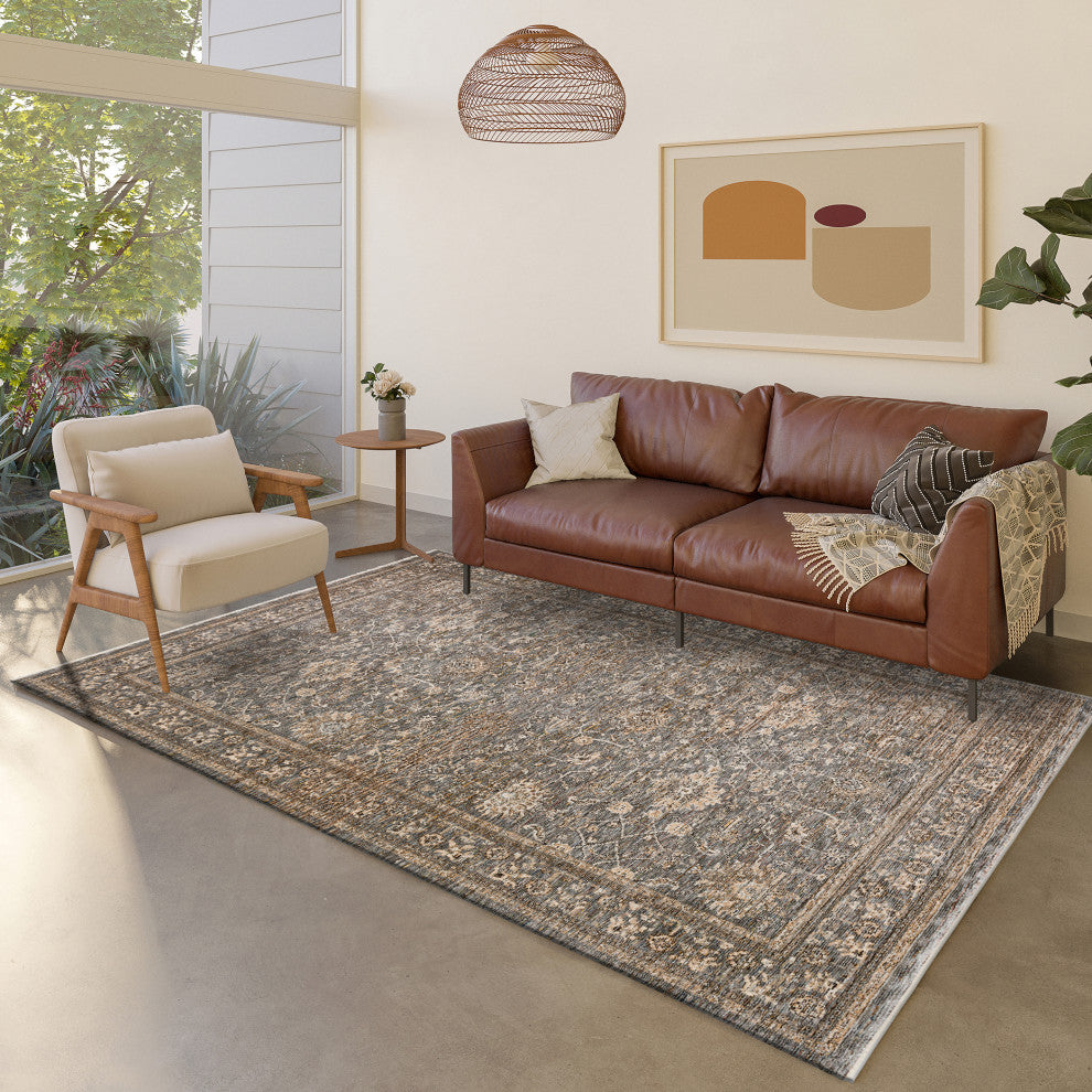Yarra YA1 Pewter 5' x 7'10" Rug