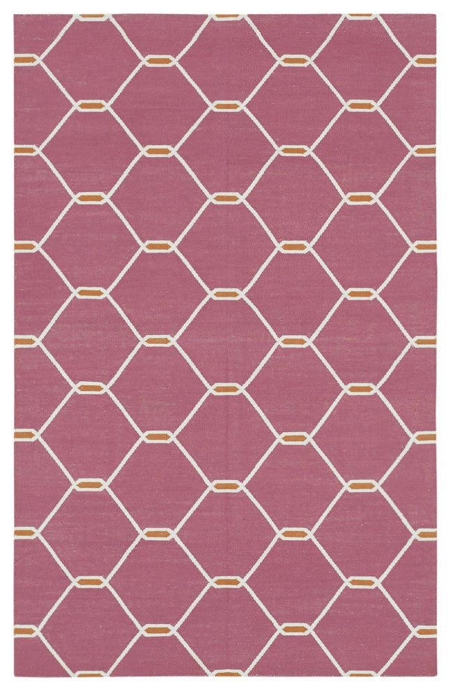 Rug N Carpet - Handmade Wool 3' 6'' x 5' 5'' Flatweave Dhurrie Kilim Rug