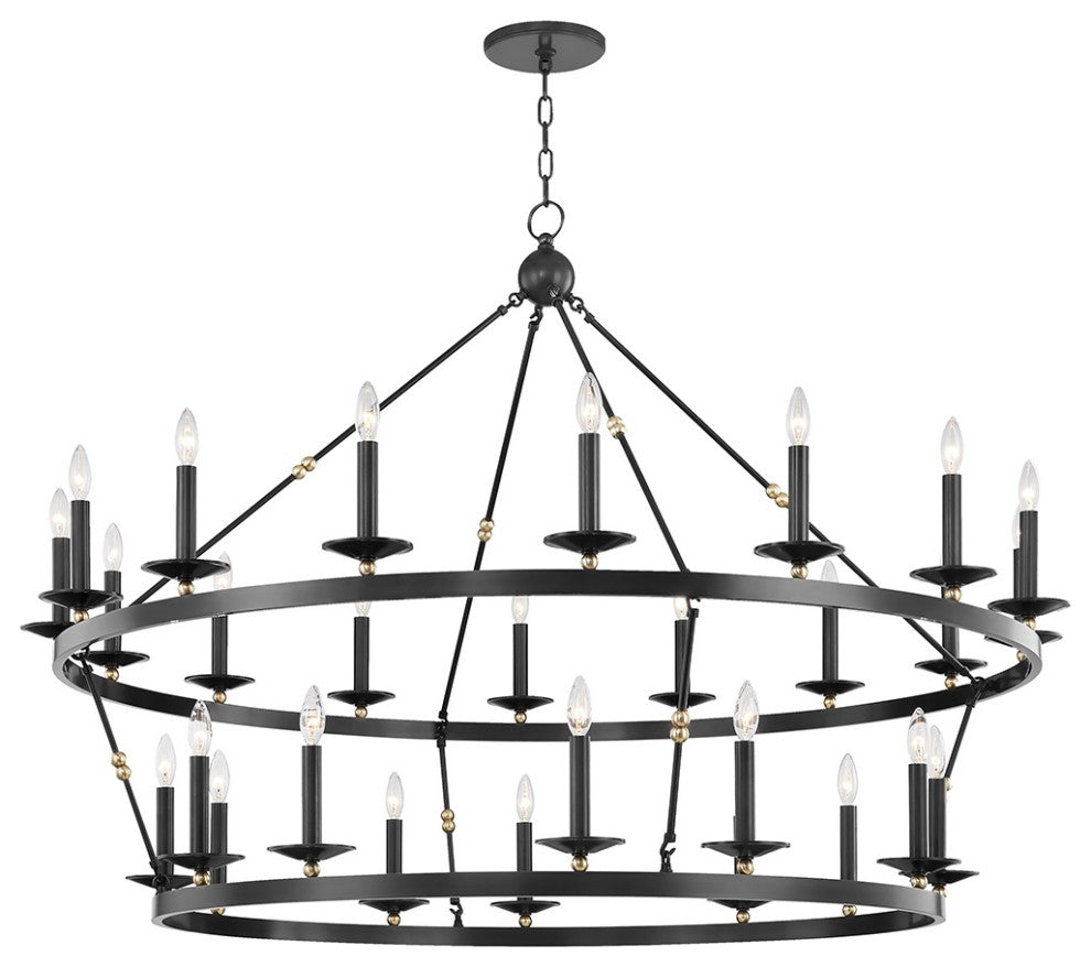 Allendale 28-Light Chandelier, Aged Old Bronze