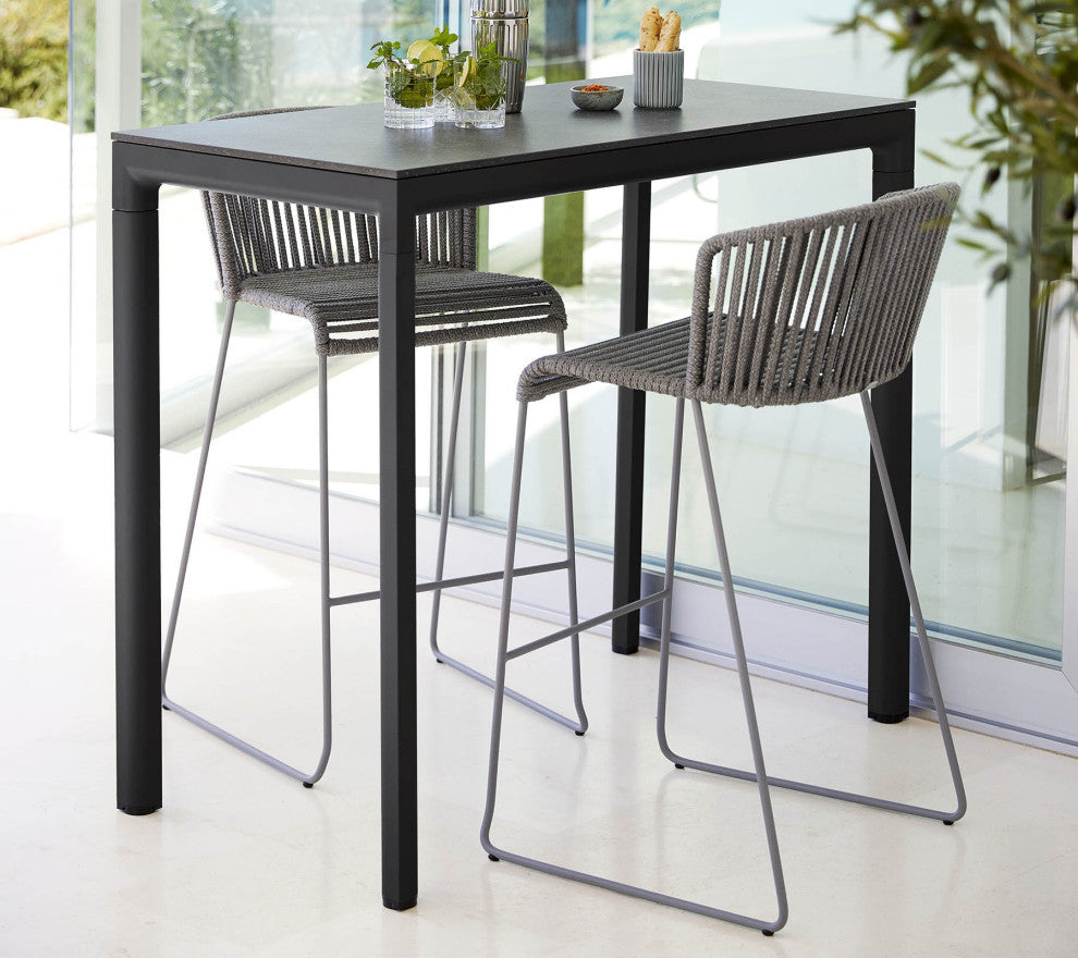 Cane-line Moments bar chair, 7445ROG