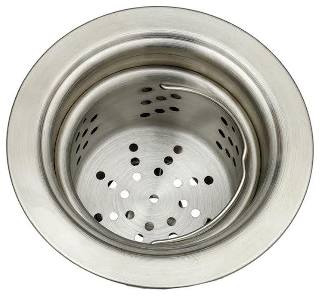 Kitchen Sink Drain Stainless Steel Assembly Kit, 3.5" Open, Set of 2, Stainless