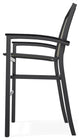 Bazza Sling Bar Height Stackable Outdoor Stool, Elevation Stone/Black