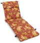 72" Outdoor Chaise Lounge Cushion, Passion Ruby