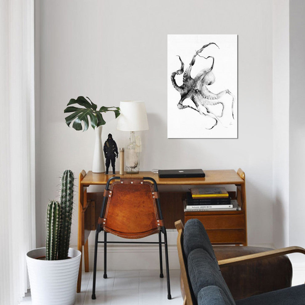 "Octopus" by Alexis Marcou, Canvas Print, 18"x12"
