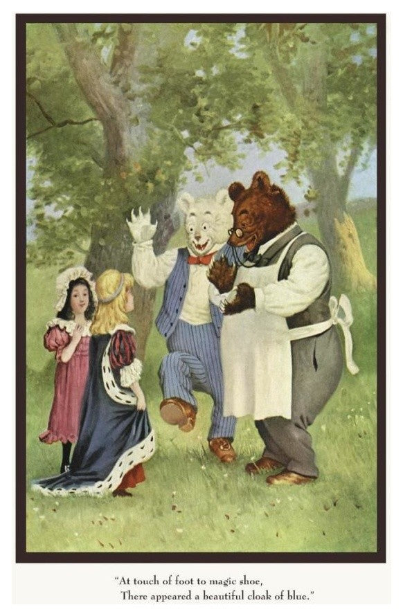 "Teddy Roosevelt's Bears: The Cloak" Digital Paper Print by R.K. Culver, 34"x50"