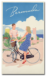 'Bermuda, 1956' Canvas Art by Adolph Treidler