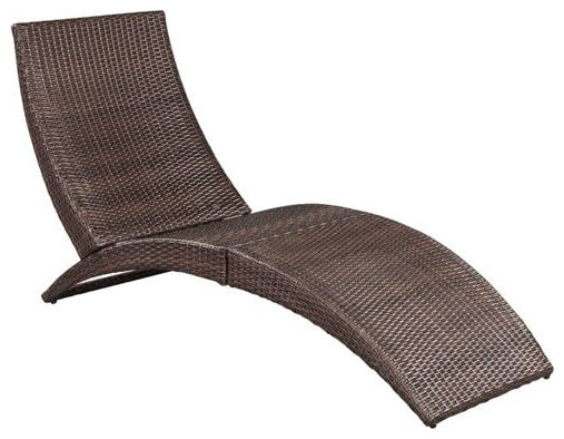 vidaXL Sun Lounger Brown, Cream White