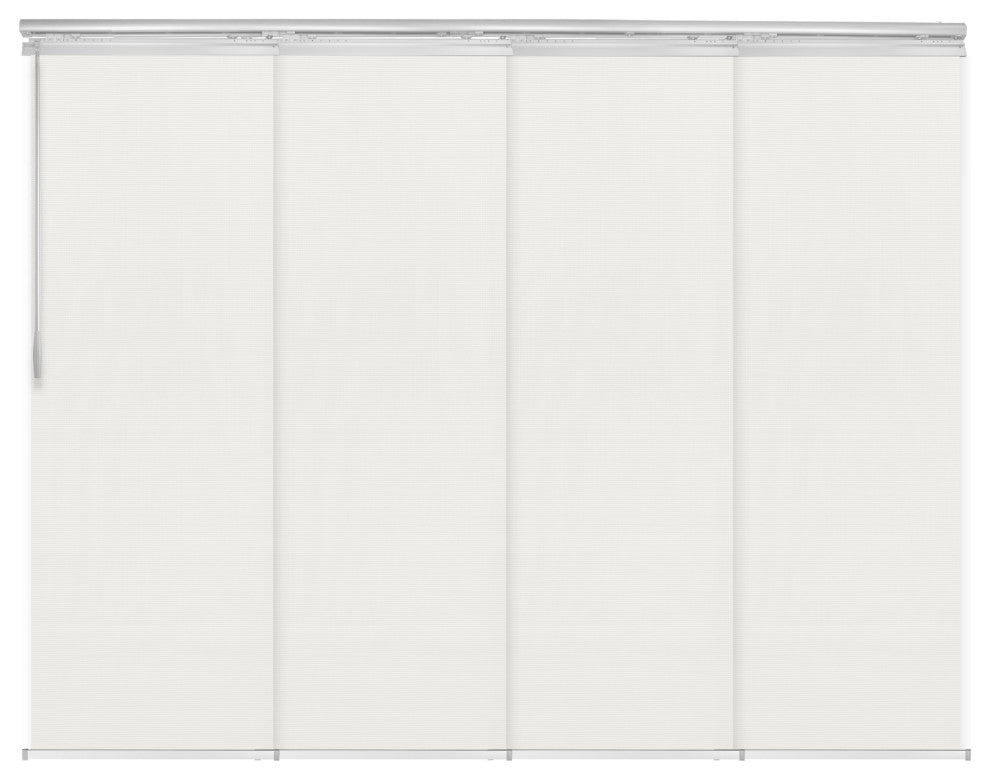 Amour 4-Panel Track Extendable Vertical Blinds 48-88"W