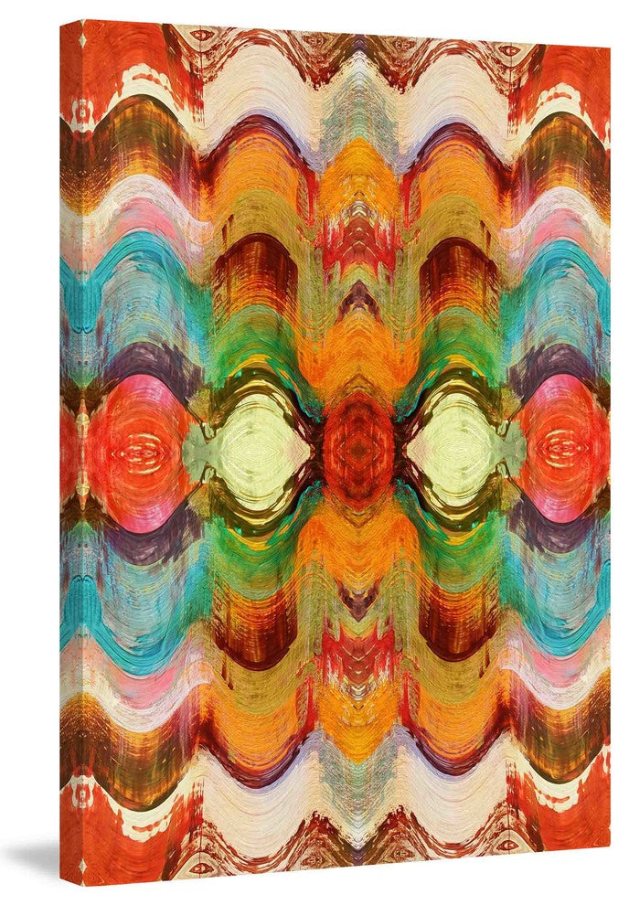 "Wavy Blends VI" Painting Print on Canvas by Irena Orlov