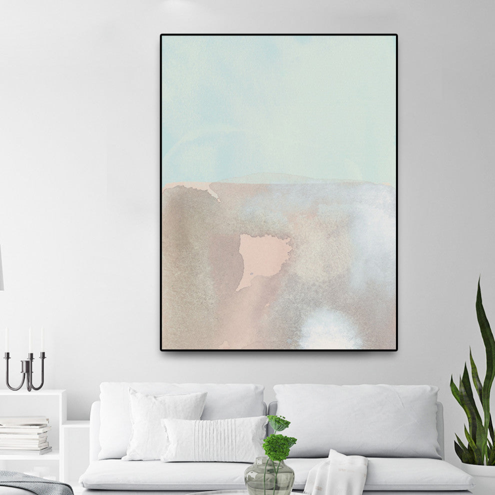 "Tide Pools II" Oversized Framed Canvas, 60 x 40