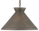 Roosevelt Shade Light With Chisel, Kettle Black