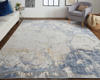 Corben R39G8 Transitional/Casual Rug, Blue/Multi, 5'x7'10"
