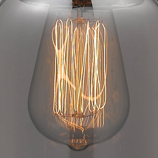Newton Sphere 5 Light 8" Cord Linear Pendant, Polished Nickel, Light Smoke