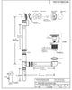 Patented Deep Soak Closing Overflow and Ball Joint, Polished Chrome