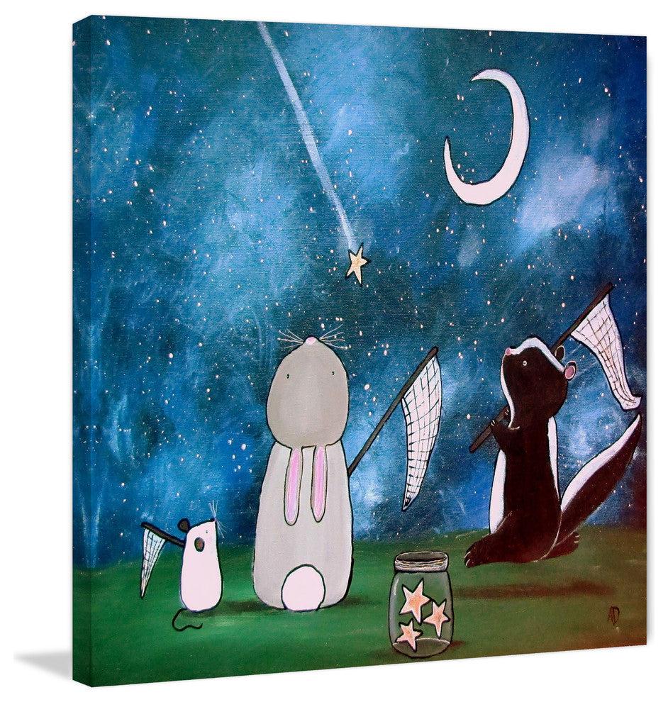 "Shooting Star" Painting Print on Wrapped Canvas