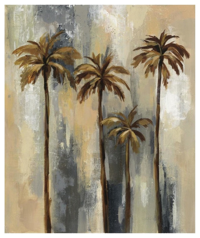 "Palm Trees II" Digital Paper Print by Silvia Vassileva, 27"x32"
