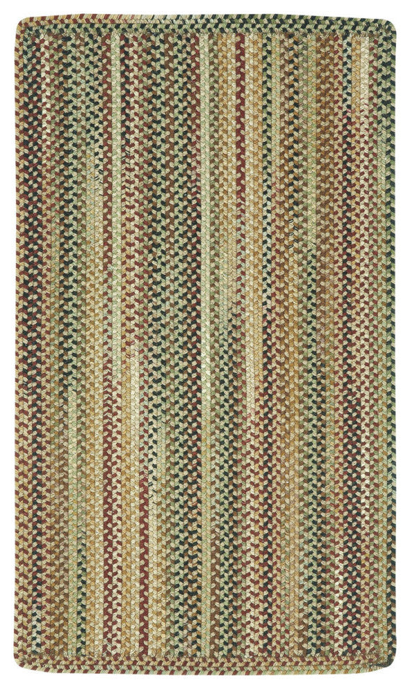 Capel Bangor Sandy Beige 0070_700 Braided Rugs - 27" X 48" Concentric Rectangle