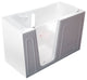 MediTub Walk-In 32 x 60 Left Drain White Soaking Walk-In Bathtub