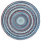 Capel Kill Devil Hill Blue 0210_425 Braided Rugs - 8' 6" Round