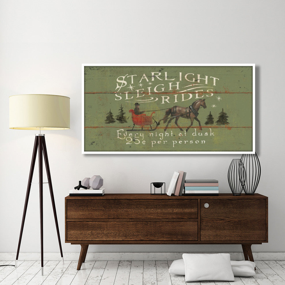 "Holiday Signs II Panel" Digital Paper Print by Wellington Studio, 74"x38"
