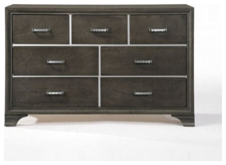 Acme Caren 7-Drawer Dresser, Charcoal