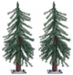 Set of 2, Unlit 2' Alpine Trees