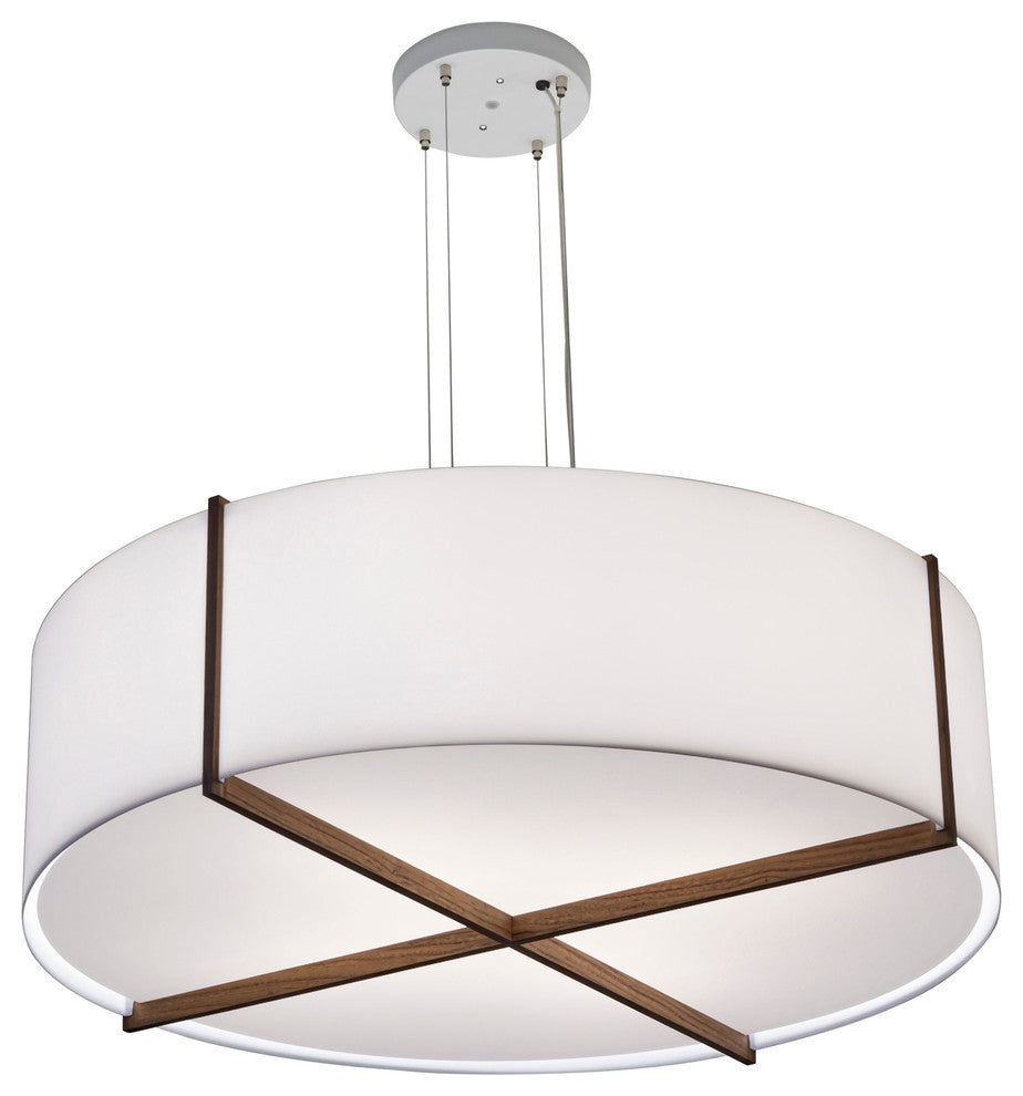 Plura - Pendant, Wood: Walnut, 18