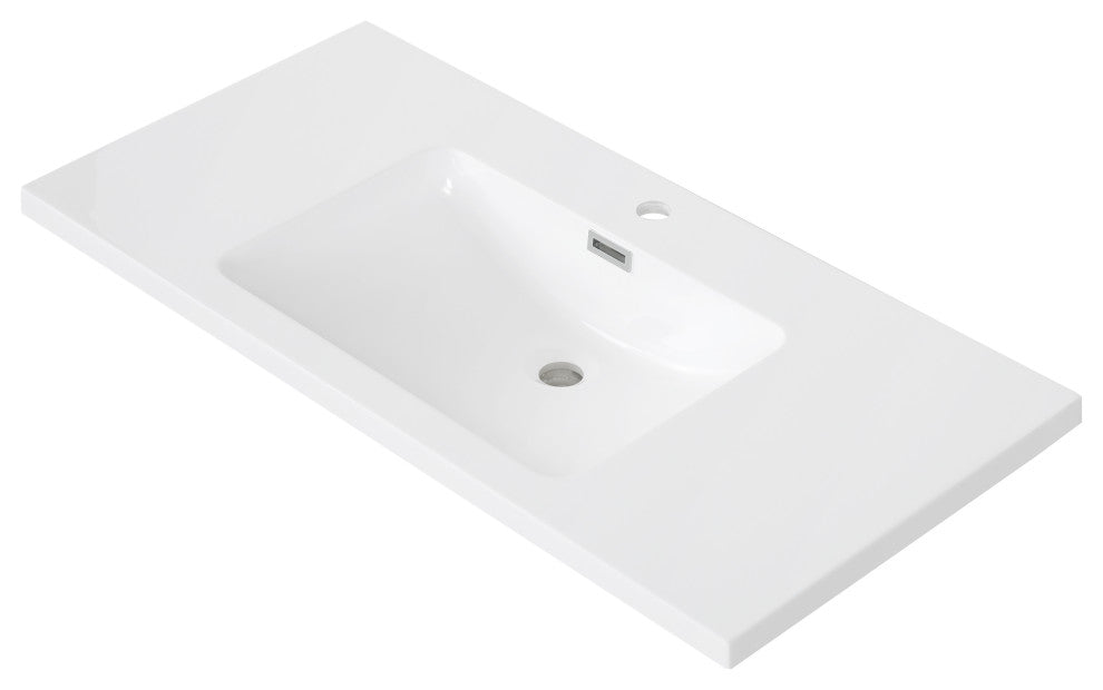 40" Solid Surface Resin Streamline K-1203-40 Vanity Top