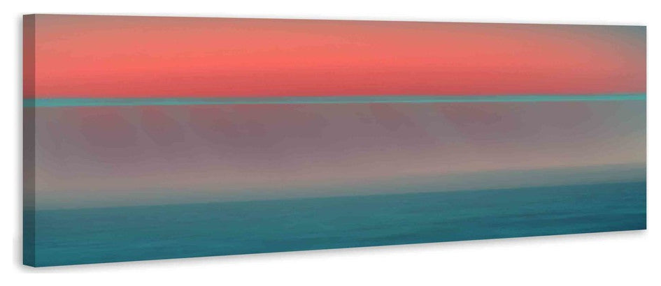 "Red Glow" Print on Canvas, 30"x10"