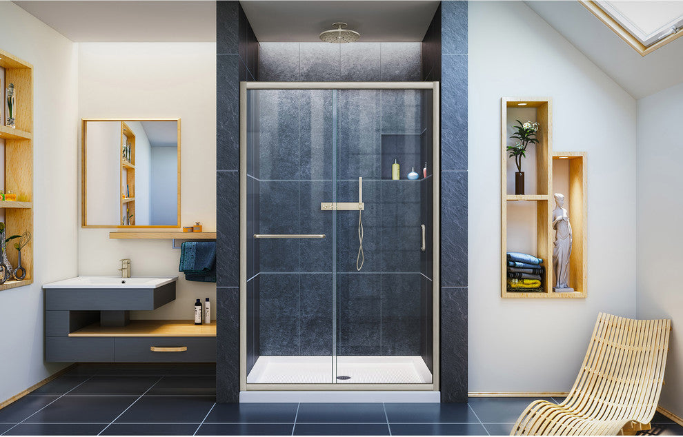 Dreamline Infinity-Z 44 To 48" Frameless Sliding Shower Door