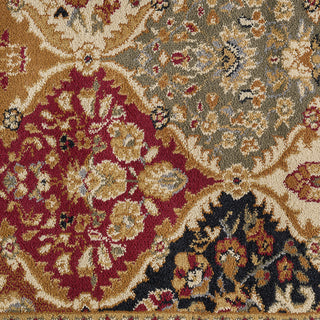 Princeton Traditional Oriental Red Rectangle Area Rug, 5' x 7'