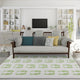 Indoor/Outdoor Seabreeze SZ15 Lime-In Machine Washable 8' x 10' Rug