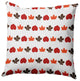Leaf Stripe Accent Pillow, Dragon, 20"x20"