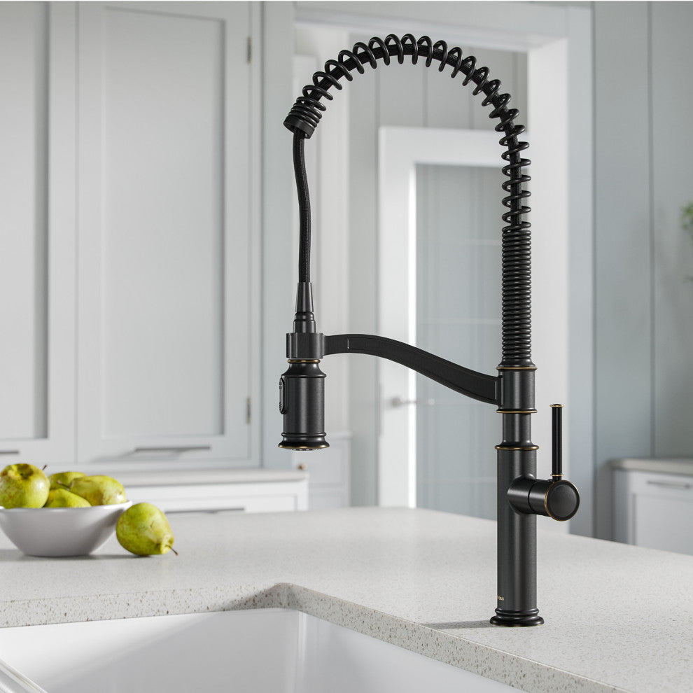 Sellette Commercial Style Pull-Down Kitchen Faucet ORB
