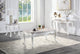 Ciddrenar Sofa Table, Marble Top and White